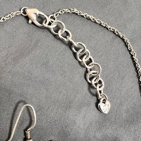 Brighton Reversible Heart Pendant, Necklace, and Earrings - Picture 4 of 8